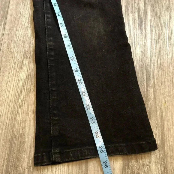 Zara Ankle High Rise Jeans Denim US4 Womens Ankle Mid Flare - Picture 9 of 11